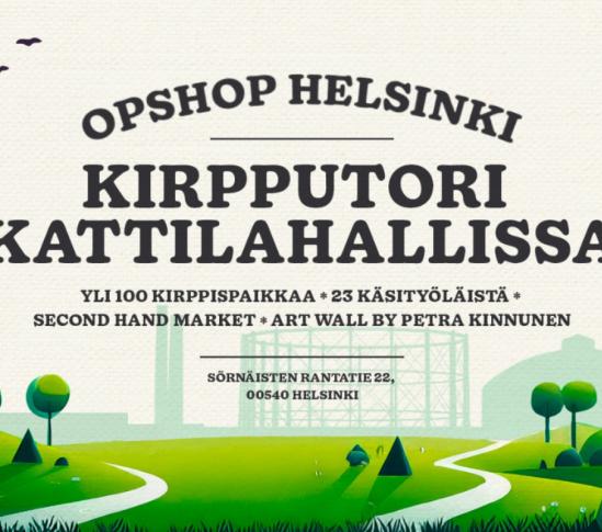 OPSHOP HELSINKI: kirpputori Kattilahallissa