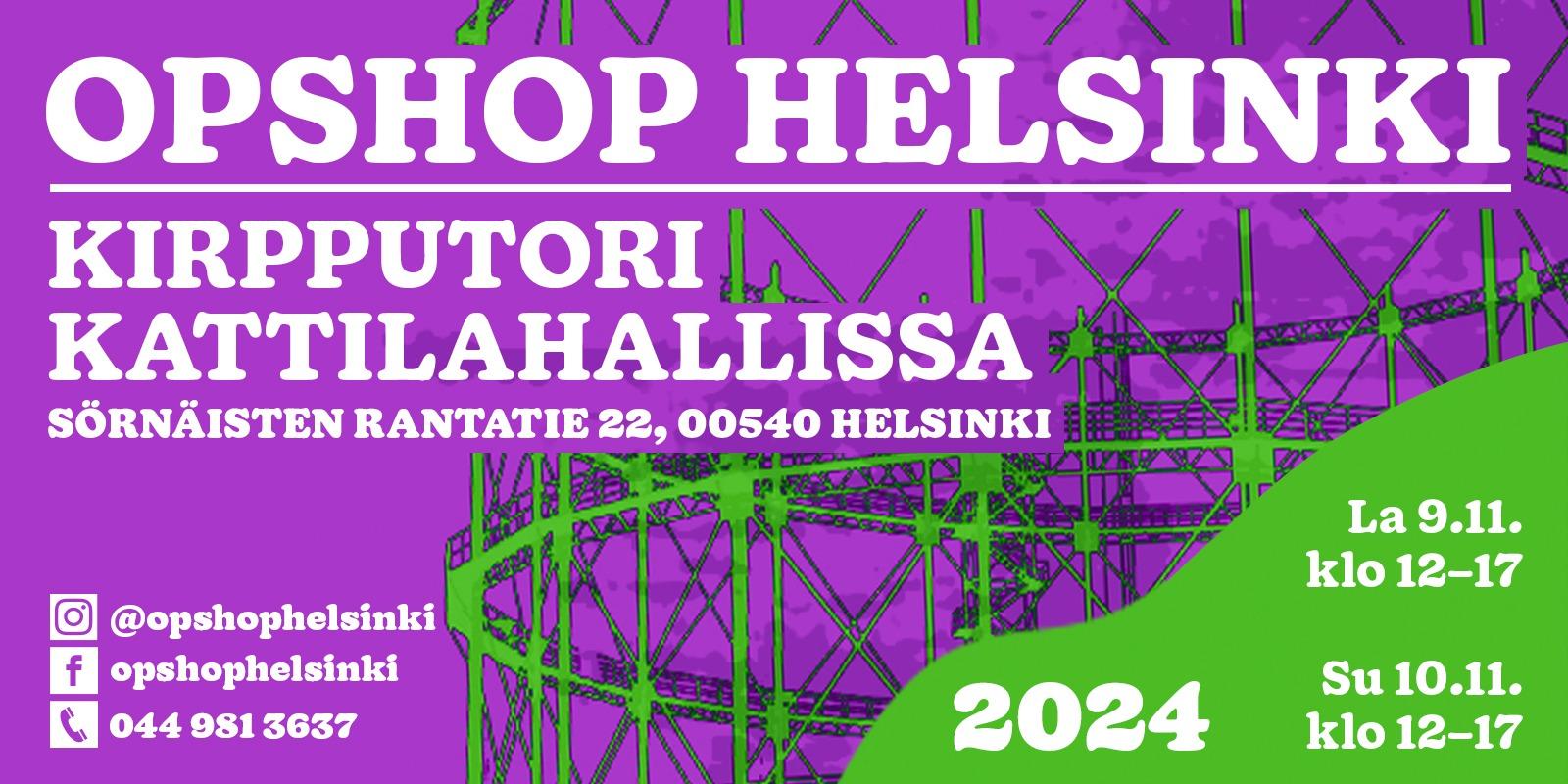 OPSHOP HELSINKI: kirpputori Kattilahallissa